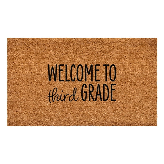 Calloway Mills 111971729 Personalized Welcome to Grade Doormat 17" x 29"