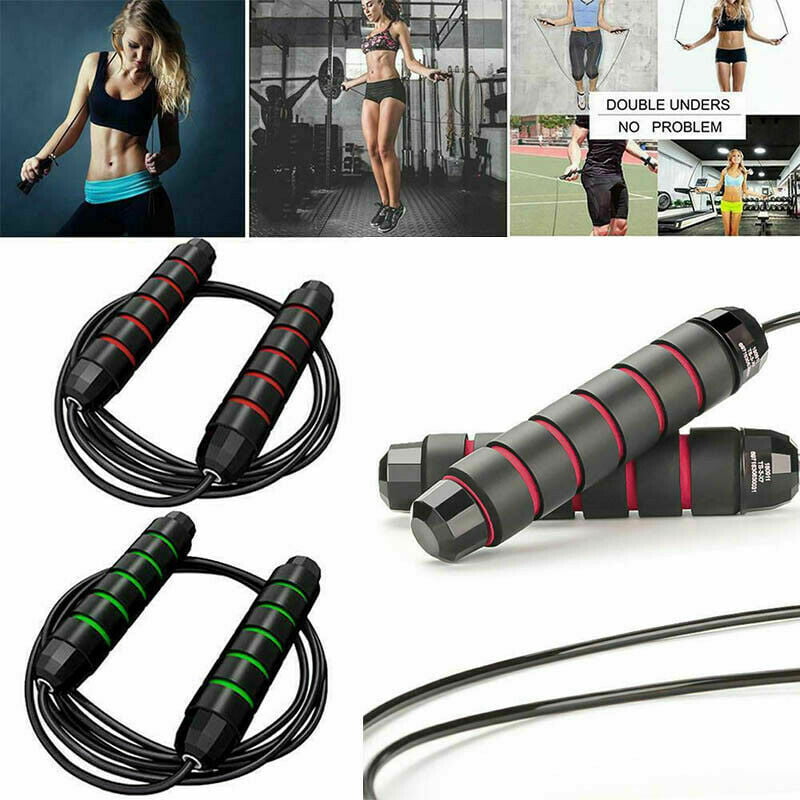 DelivAdjustable Skipping Rope Jump Boxing Fitness Speed Rope Adult Kids Free P&P 