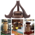 thumbnail image 4 of Shisuyan Wood Crystal Sphere Stands Chicken Wing Wood 1Set For Home Decor, 4 of 8