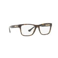 thumbnail image 2 of Versace Transparent Rectangular Men's Eyeglasses 0VE3303 108 53, Brown, 2 of 3