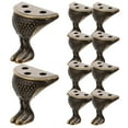 thumbnail image 1 of 10 Pcs Pieds de Meuble de Remplacement pour Canapé Pied de Commode Rallonge Décorative, 1 of 8