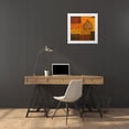 thumbnail image 3 of Kikani, Umang 12x12 White Modern Wood Framed Museum Art Print Titled - Leaflets II, 3 of 4