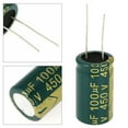 thumbnail image 4 of Juego de condensadores electrolíticos de Color verde, Kit surtido de condensadores radiales (450v, 100uf, 10 Uds.) VoborMX herramienta, 4 of 8