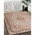 thumbnail image 3 of Ahgly Company Machine Washable Indoor Square Traditional Cherry Red Area Rugs, 3' Square, 3 of 7
