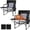 Black, variant on SUNSPIRE 2 Pack Directors Camping Chair with Side Table Pocket Oversized Portable Folding Compact Design Heavy Duty Lawn for Outdoor Fishing Black