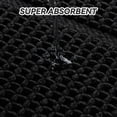 thumbnail image 5 of SIXHOME Waffle Bath Mat for Bathroom Runner Rugs, Soft Absorbent Non Slip Long Bathroom Rug, Quick Dry Machine Washable Bath Mat with Rubber Backing, Boho Tassel, 2'x6' Black, 5 of 7