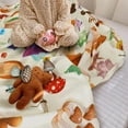 thumbnail image 4 of Mushroom Blanket Throw Blankets Gifts Flannel Fleece Super Soft Warm and Cozy for Kids Mushroom Cute Blanket 50"x60", 4 of 6