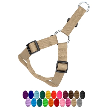Country Brook Petz® Copper Gold Nylon Step-In Dog Harness Medium