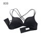 thumbnail image 1 of Sujetador sin costuras Wireless Thicken Sexy Hacer subir Underwear Lencería elástica transpirable, Negro, 80B Sweethay AP001256-15B, 1 of 7
