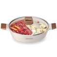 thumbnail image 1 of Olla Shabu Shabu DEZIN de doble sabor de 5 litros con divisor antiadherente, 1 of 7