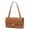 Brown, variant on Genuine Leather Women's Shoulder Bag Large Full-Grain Cowhide Flap Purse