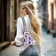 thumbnail image 5 of FORMRS Womens Crossbody Sling Bag Travel Daypack Shoulder Chest Backpack, Purple Halloween Pumpkin, 5 of 7