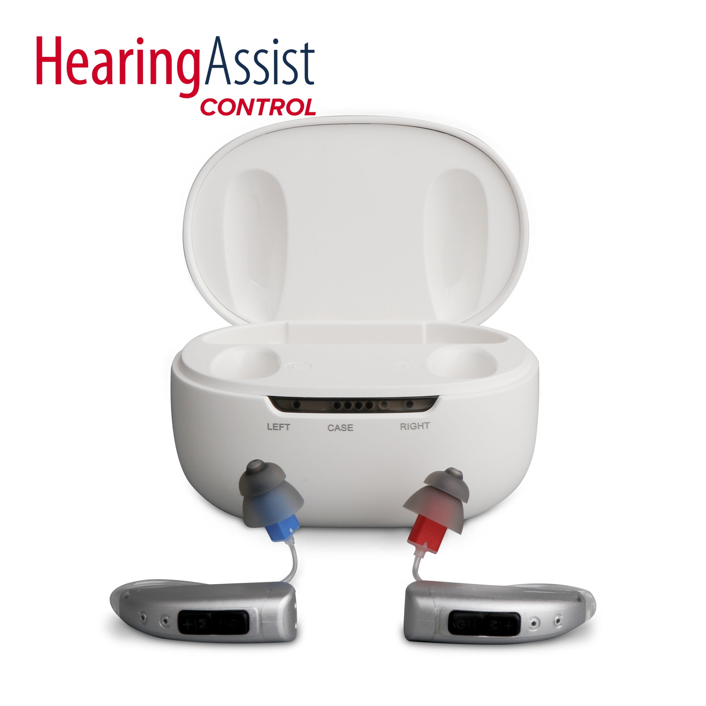 HearingAssist CONTROL Rechargeable RIC Bluetooth Silver kit (2pc