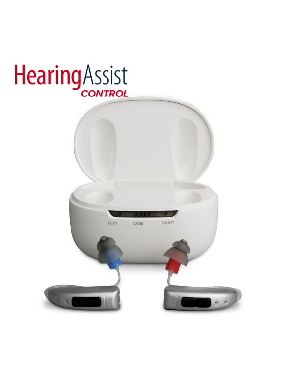 HearingAssist CONTROL Rechargeable RIC Bluetooth Silver kit (2pc)