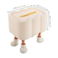 thumbnail image 2 of HEALEEP Pañuelos De Plástico Beige Con Forma De Nube Ideal Para Escritorio Y, 2 of 7