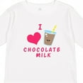 thumbnail image 4 of Inktastic I Love Chocolate Milk Boys or Girls Long Sleeve Toddler T-Shirt, 4 of 5