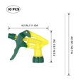 thumbnail image 3 of DOITOOL 10 Pcs Universal Spray Bottle Trigger Replacement Plastic Spray Nozzles Thicken Sprayer Replacement Trigger Spray Tops Spray Heads (Random Col, 3 of 4