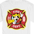 thumbnail image 3 of Disney - Firefighter Mickey - Fire Dept. Alarm - Men's Short Sleeve Graphic T-Shirt, 3 of 5