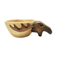 thumbnail image 1 of Lipstore Wooden Camping Mug, Wooden Cup, Rustic Animal Shaped Tableware, Hand Carved Mug, Reindeer, 1 of 8