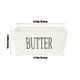 thumbnail image 3 of Caja de mantequilla de cerámica | Contenedor de almacenamiento de queso | Guardián de mantequilla de estilo nórdico | Material cerámico duradero | Blanco Negro Amarillo | 17x13x6,2cm | Tarro de, 3 of 6