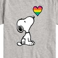 thumbnail image 3 of Peanuts - Snoopy Rainbow Heart - Toddler & Youth Short Sleeve Graphic T-Shirt, 3 of 6