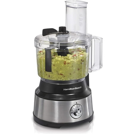 

Food Processor & Vegetable Chopper for Slicing Shredding Mincing and Puree 10 Cups - Bowl Scraper Stainless Steel