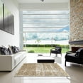 thumbnail image 7 of Ahgly Company Machine Washable Indoor Round Traditional Dark Almond Brown Area Rugs, 3' Round, 7 of 7