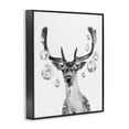 thumbnail image 3 of Stupell Industries Art Deco Disco Balls & Fawn Black Framed Giclee Art, 16 x 20, by Victoria Barnes, 3 of 8