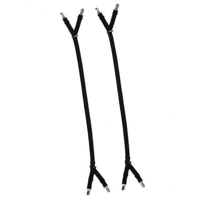 4x2 Piezas Ajustable Cama Ajustable/sábana Plana Correas De Agarre Negro