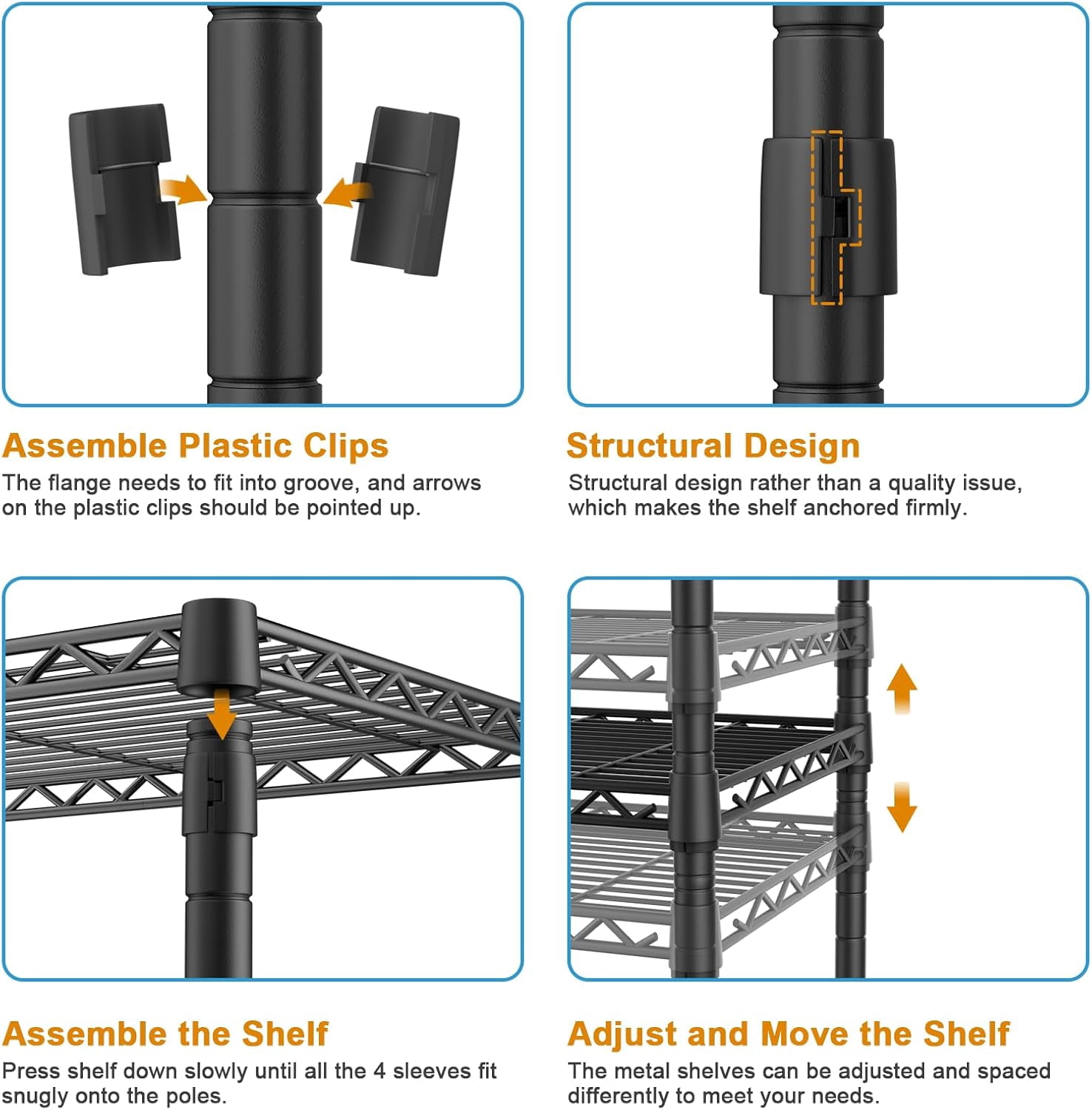 Upgraded Washer Dryer Stacking Rack for Narrow Spaces, Metal Over-Unit Storage Shelves, Black