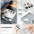 thumbnail image 6 of Dteck for Samsung Galaxy S25 Ultra Case with Screen Protector [Auto Alignment Kit], Slim Clear Back Shockproof Full Body Phone Cover with Ring Stand Camera Lens Cover for Samsung Galaxy S25 Ultra, 6 of 7