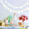 MODANU 3 Pcs Daisy Party Banner, Daisy Groovy Banner Hippie Party ...