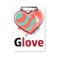 thumbnail image 1 of Glove Combination Love Clipboard Folder Writing Pad Backing Plate A4, 1 of 4