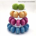 thumbnail image 5 of Soporte de exhibición de macarrones redondo transparente de 4 niveles Soporte para pasteles de postre de macarrones para bodas y cumpleaños UNOIU, 5 of 5