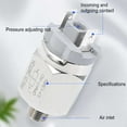 thumbnail image 2 of Mini interruptor de presión Controlador de presión externo ajustable Sensor automático hidráulico Accesorio de compresor abierto Accesorios para herramientas neumáticas QPM11-NC-02 0.02-0.1 Eigraketly  TO011427-05, 2 of 6