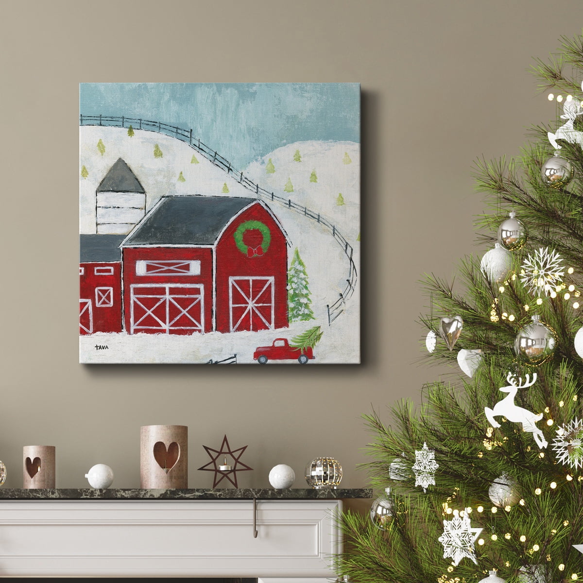 Joy Ornament - Premium Gallery Wrapped Canvas - Ready to Hang