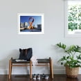 thumbnail image 3 of Art.com Aids Ribbon Sculpture with Downtown Skyscrapers in Background, Durban, Kwazulu-Natal, South Africa Photographic Print by Ian Trower, White Frame Wall Art, 29" x 23", 3 of 5