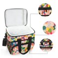thumbnail image 6 of FORMRS Insulated Cooler Bag 24 Cans Capacity Soft Leakproof Lunch Box with Side Pockets, Pink Colorful Circles, 6 of 7