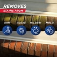 thumbnail image 5 of 30 SECONDS Outdoor Cleaner - Algae, Mold & Mildew Stain Remover for Concrete, Wood, Patio, Siding Deck - Hose End Spray Bottle 64 fl oz, 5 of 9