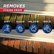 30 SECONDS Outdoor Cleaner, 1 Gallon Concentrate for Concrete Surfaces, Cleans Algae, Mold, Mildew Stains