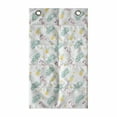 thumbnail image 1 of Tropical Hanging Pocket Organizer, Flamingo Birds Tropical Pineapple and Leaves Hawaiian Hipster in Pastel Tones, Printed Polyester Storage Bag with Pockets, 21" x 31", Pink Mustard, 1 of 2