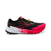 Brooks Women's Catamount 3 Trail Running Shoe - Black/Diva Pink/Lemon Chrome - 11 Medium