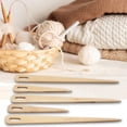 thumbnail image 6 of Yunhgft 5Pcs Big Eye Knitting Pins Set Hand Loom Sticks DIY Weaving Crochet Pins Weaving, 6 of 9