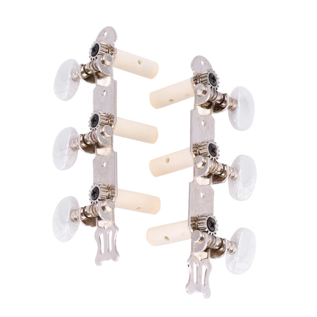Pinces à Cordes, 3+3 Têtes de Machine à Guitare Acrylique Classique Robuste et Résistante