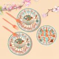 thumbnail image 4 of Princess Birthday Party Decorations, 96 Pcs Four Ever a Princess Plates and Napkins Forks Tableware Set, Girls 4th Birthday Party Supplies Disposable Plates Set for 24, 4 of 7