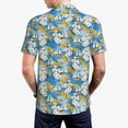 thumbnail image 5 of Rocae Flower and Sail Boat for Men's Short Sleeve Polo Shirt, Quick Drying Performance Moisture Wicking Sports Men's Golf Shirt X-Large, 5 of 9