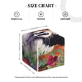 thumbnail image 4 of Sikiie Colorful Flower Dog Leather Tissue Box Cover Square, tissue box holder, Tissue Box with Bottom Belt-5.2”x5.2”x5.2”, 4 of 7