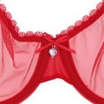 thumbnail image 2 of Sexy Lace Bra See Through Breathable Soft Underwear for Women, 2 of 3