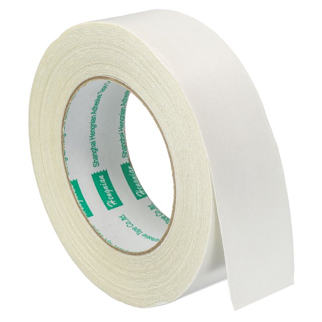 Doble Cara Adhesiva Cinta, 36mm 20m/65,6 Pies Adhesiva Tela Malla Tejido para Alfombras Tapetes, Blanco