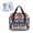 Aztec Pattern Cow Print, variant on ZIATUBLES Sewing Machine Storage Tote Bag Spacious Tote Bag Universal Sewing Storage Case Portable Sewing Machine Organizer Bag with Roomy Pockets and Soft Handle, Tiger Wreath Leopard Print